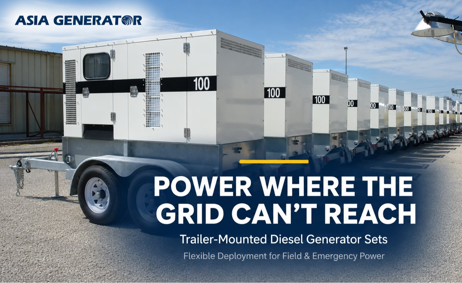 Trailer-Mounted Diesel Generator Sets: Flexible Deployment for Field & Emergency Mobile Power Supply