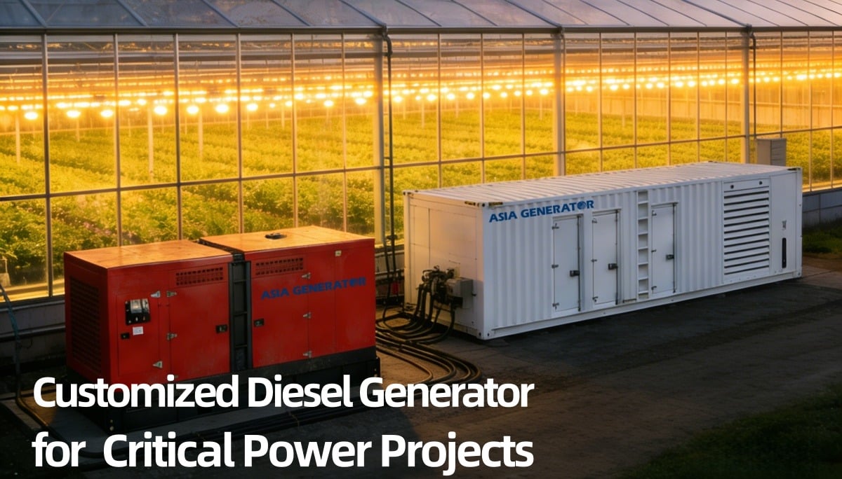 Customized Diesel Generators for Critical Power Projects