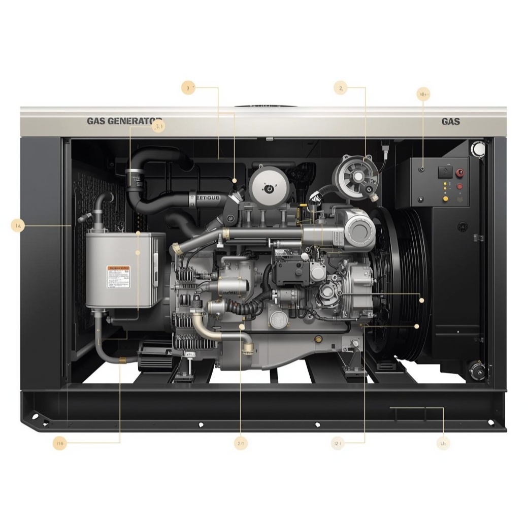 Hoe werkt een gasgenerator?