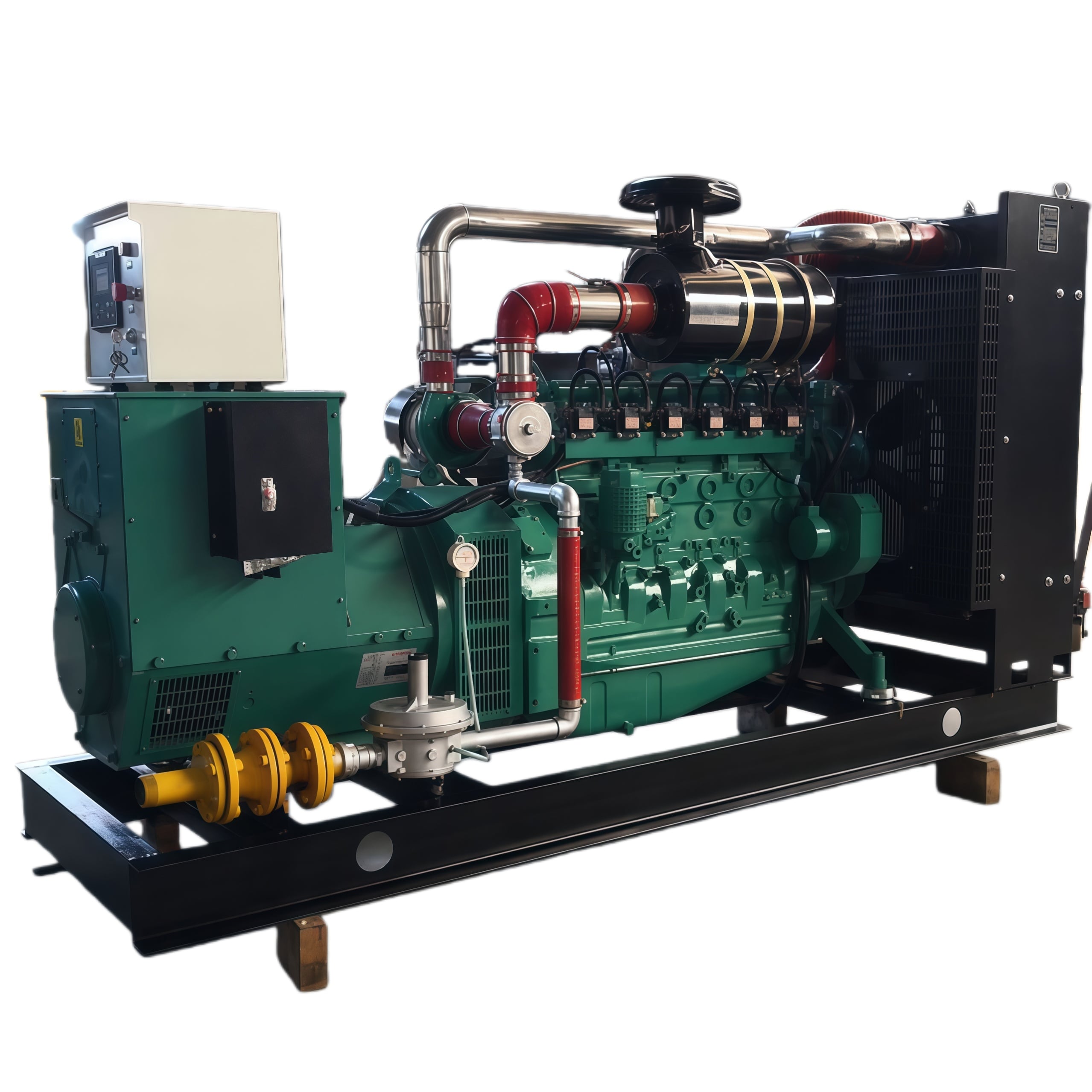 2500KVA 2000KW Gas Generator Set With Cummins Yuchai Weichai Engine Natural Gas Biogas Lpg Generator High Performance Generator Manufacturer Electric Plant Power Supply For Industrial