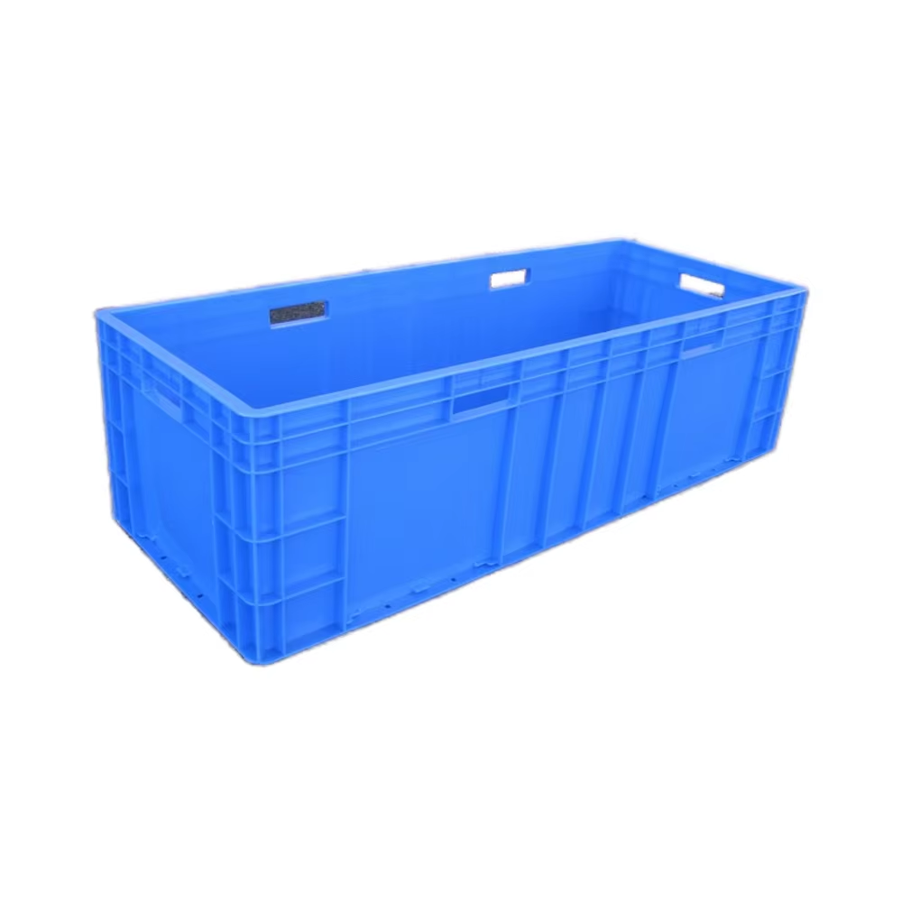 High Quality HUADU EU41028  Heavy Duty Industrial Plastic Containers Storage Turnover Box Injection PP