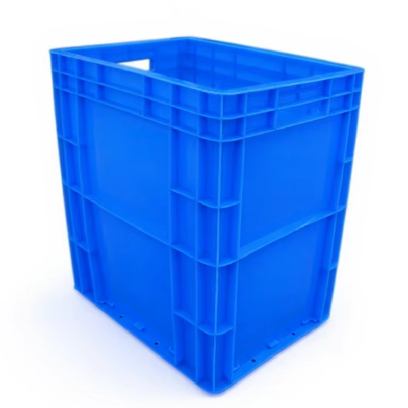 High Quality HUADU EU4344  Heavy Duty Industrial Plastic Containers Storage Turnover Box Injection PP