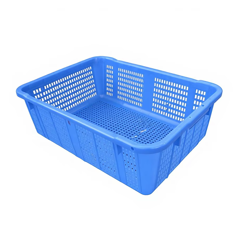 Factory Wholesale Plastic Basket Crate/Basket for Agriculture Fruits Vegetable  Plastic Stacked Basket  K101
