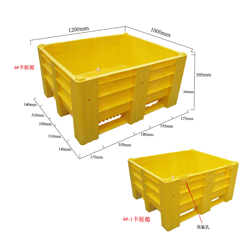Durable plastic pallet containers for efficient logistics and storage.