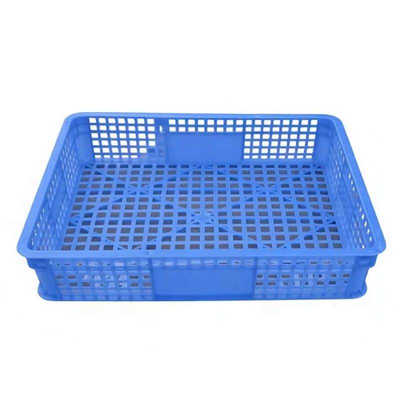 Factory Wholesale Plastic Basket Crate/Basket for Agriculture Fruits Vegetable  Plastic Stacked Basket  K226