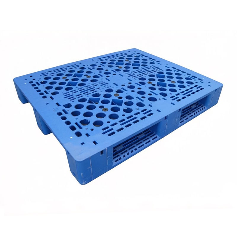 European Tray | Original Factory HUADU  Custom Cheap High-quality Durable Industrial 4-Way Warehouseflat Ground Use Grid Plastic Pallet For Stacking/Shelving/Flat Use  T44
