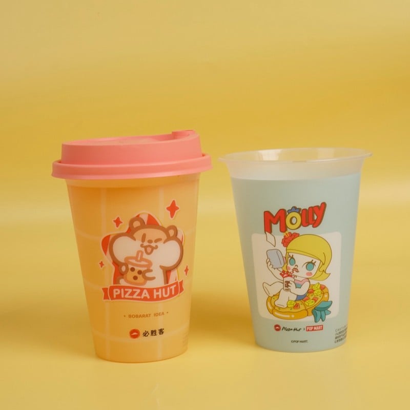In-Mold Labeling of Disposable Beverage Cups