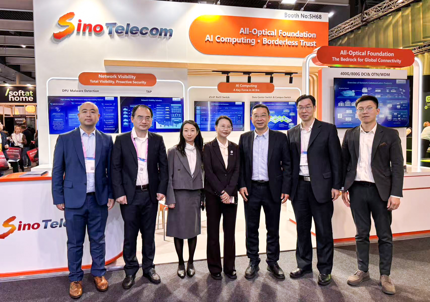 Sino Telecom Shines at MWC Barcelona 2026
