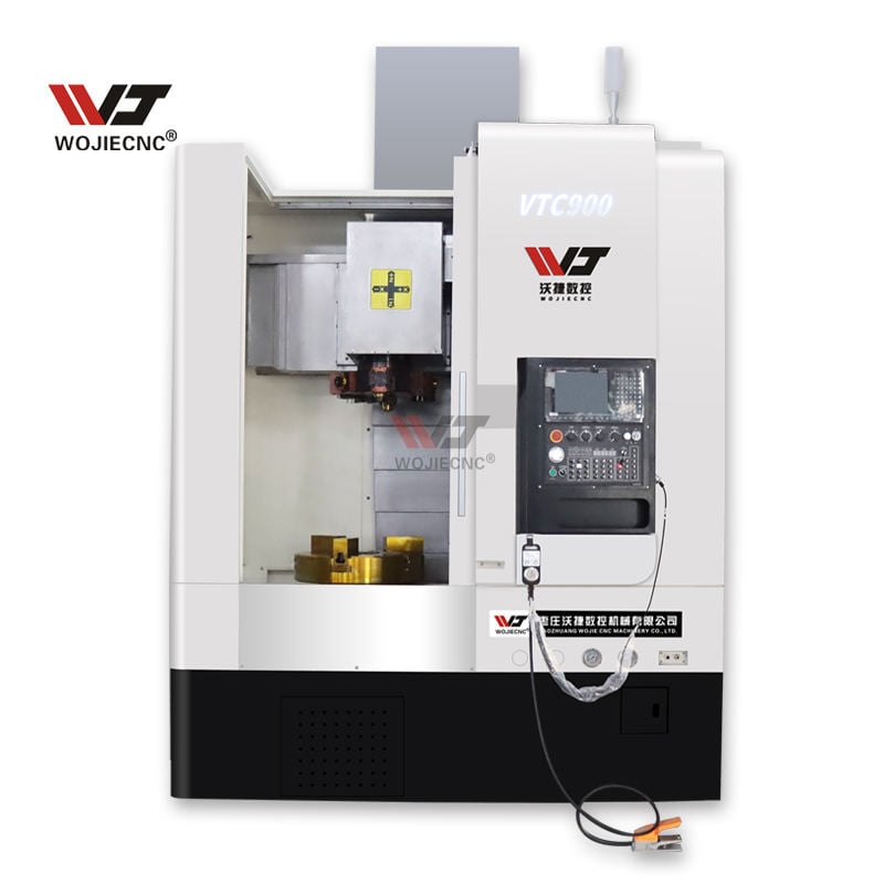 Chinese WOJIE Brand Cnc Vertical Turning Lathe VTC900 Single Column CNC Vertical Lathe Machine