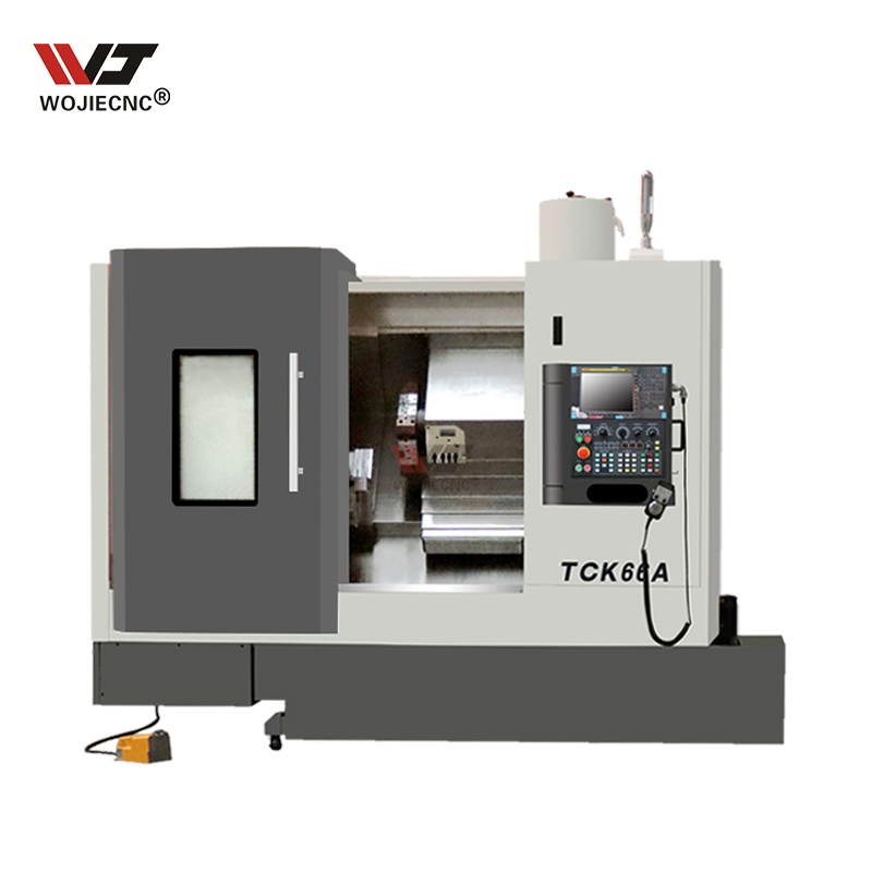 WOJIE High Precision CNC Lathe 2 Axes WJ66A CNC Lathe for Metal