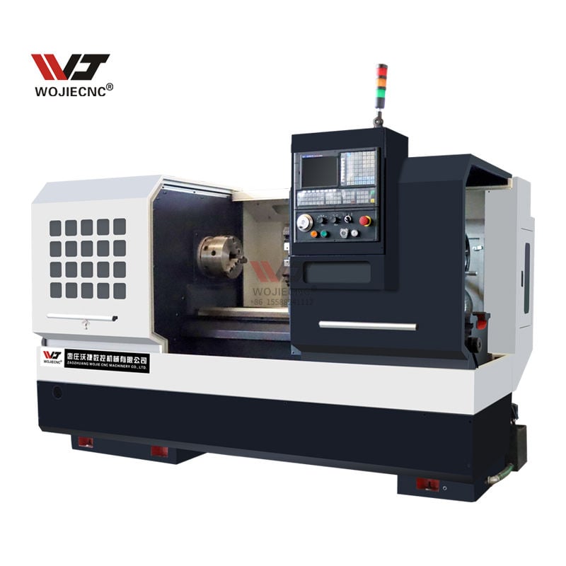 New Horizontal Medium Duty CK6140 CNC Flat Bed Lathe Machine Competitive Price GSK Control System