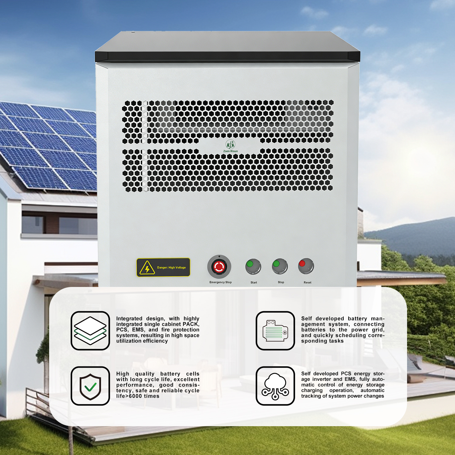Energy storage integrated cabinet 100kW232kWh