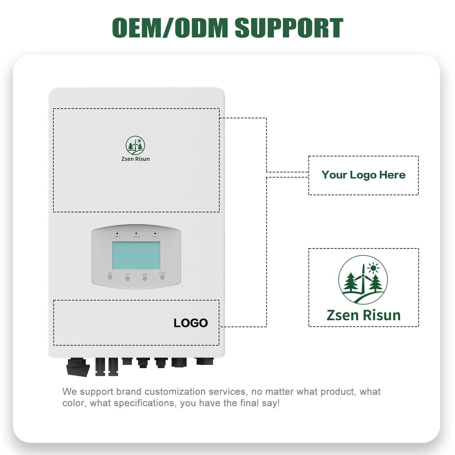 Single-phase hybrid inverter 3-6kW (grid-connected)