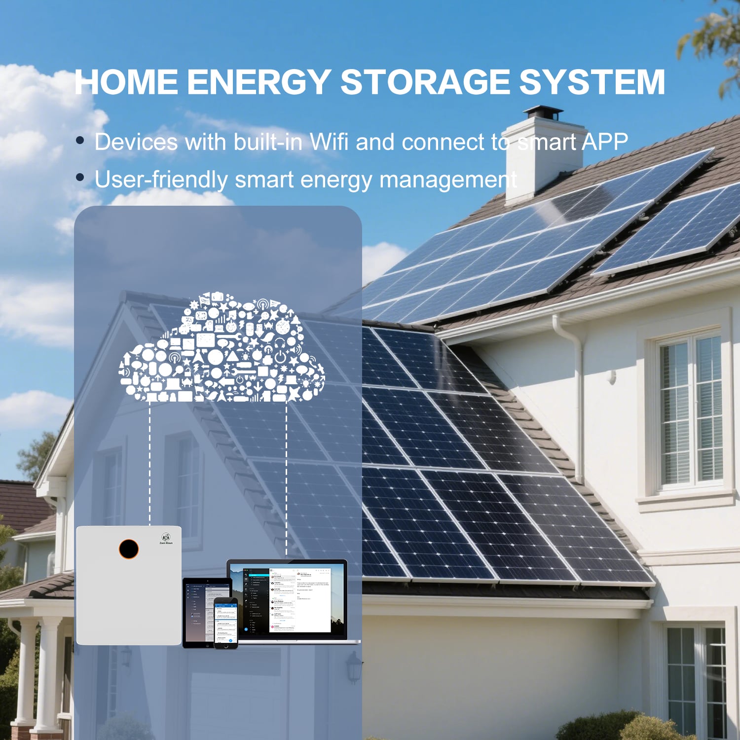 Household energy storage system (wall-mounted)