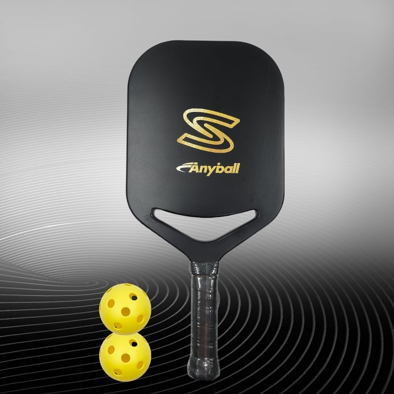 Anyball TR002 USAPA Certified 16mm Thick Full Carbon Padel Racket Pickleball Paddle High-Durability Training Entertainment Tool