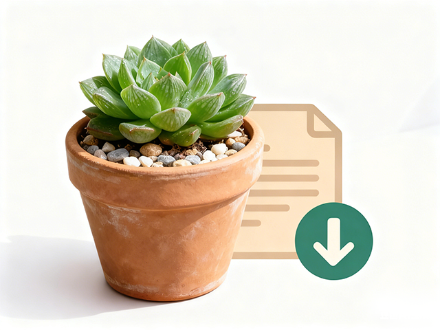 Planta em vaso pequeno