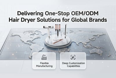 OUMI BEAUTIES Unveils Upgraded Flexible Manufacturing & Deep Customization Capabilities, Delivering One-Stop OEMODM Hair Dryer Solutions for Global Brands