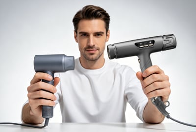 Salon Professional vs. Home Hair Dryers High Power and Technology Shape Modern Styling Performance