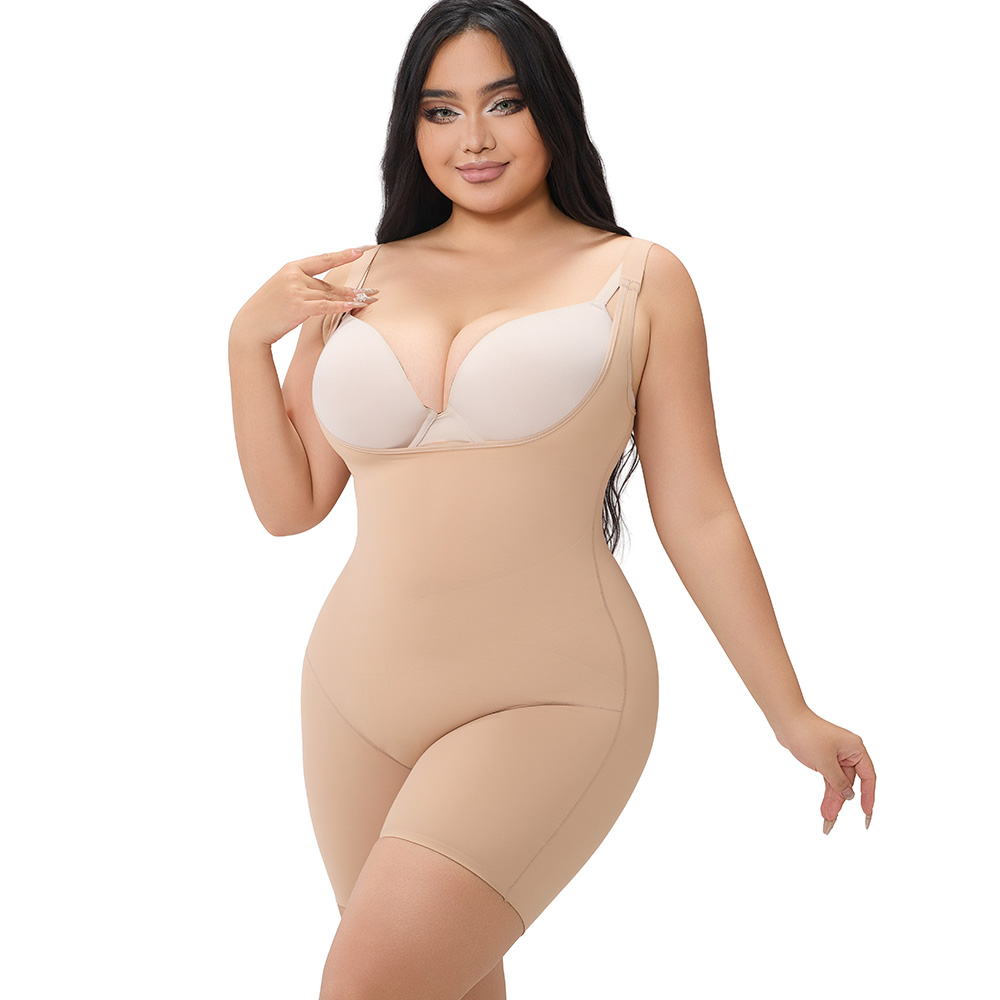 Slimming Seamless Bodysuit for Women Figure Hugging Tummy Control Romper