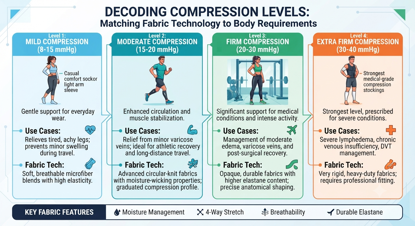 Decoding Compression Levels Matching Fabric Technology to Body Requirements