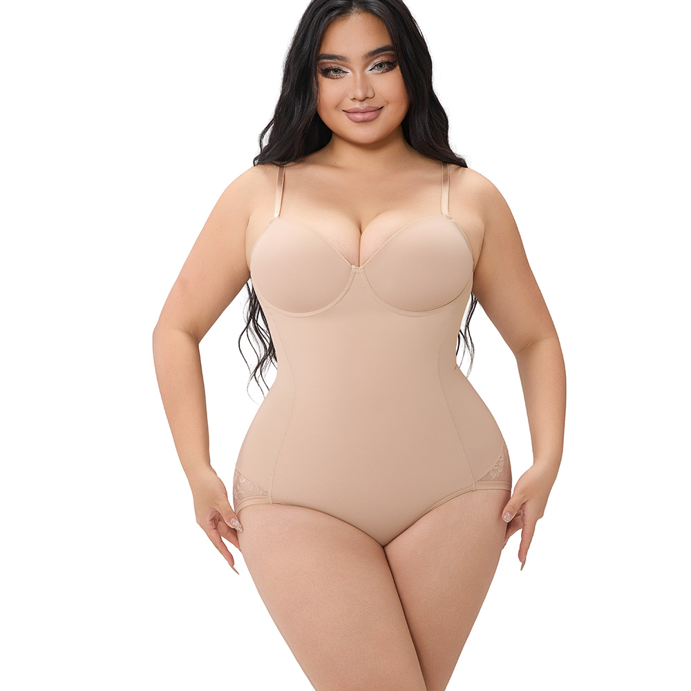 Sleek Pink Bodysuit Shaper for a Smooth, Invisible Finish