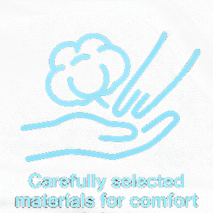 Carefully selected materials for comfort