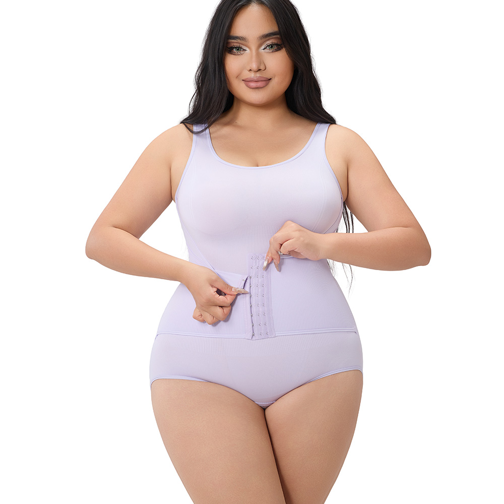 Women's Seamless Tummy Control Bodysuit Elastic Shapewear Breathable Soft Fabric Daily Sculpting Shapewear