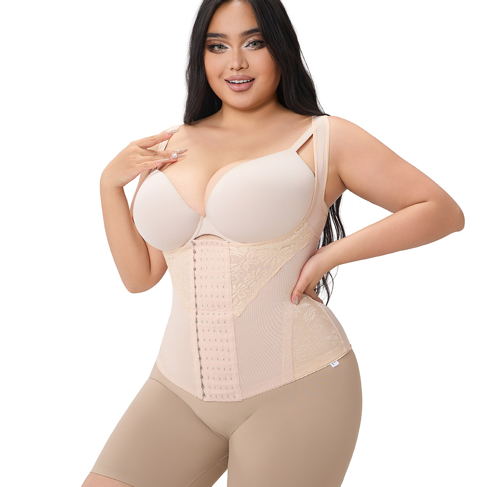Plus Size High-Compression Bodysuit for Instant Slimming