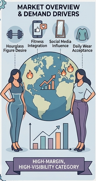 Sales Potential of Waist Trainers: Online vs Offline Channels in Europe & North America