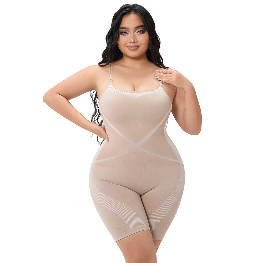 Slimming Seamless Bodysuit for Women Figure Hugging Tummy Control Romper