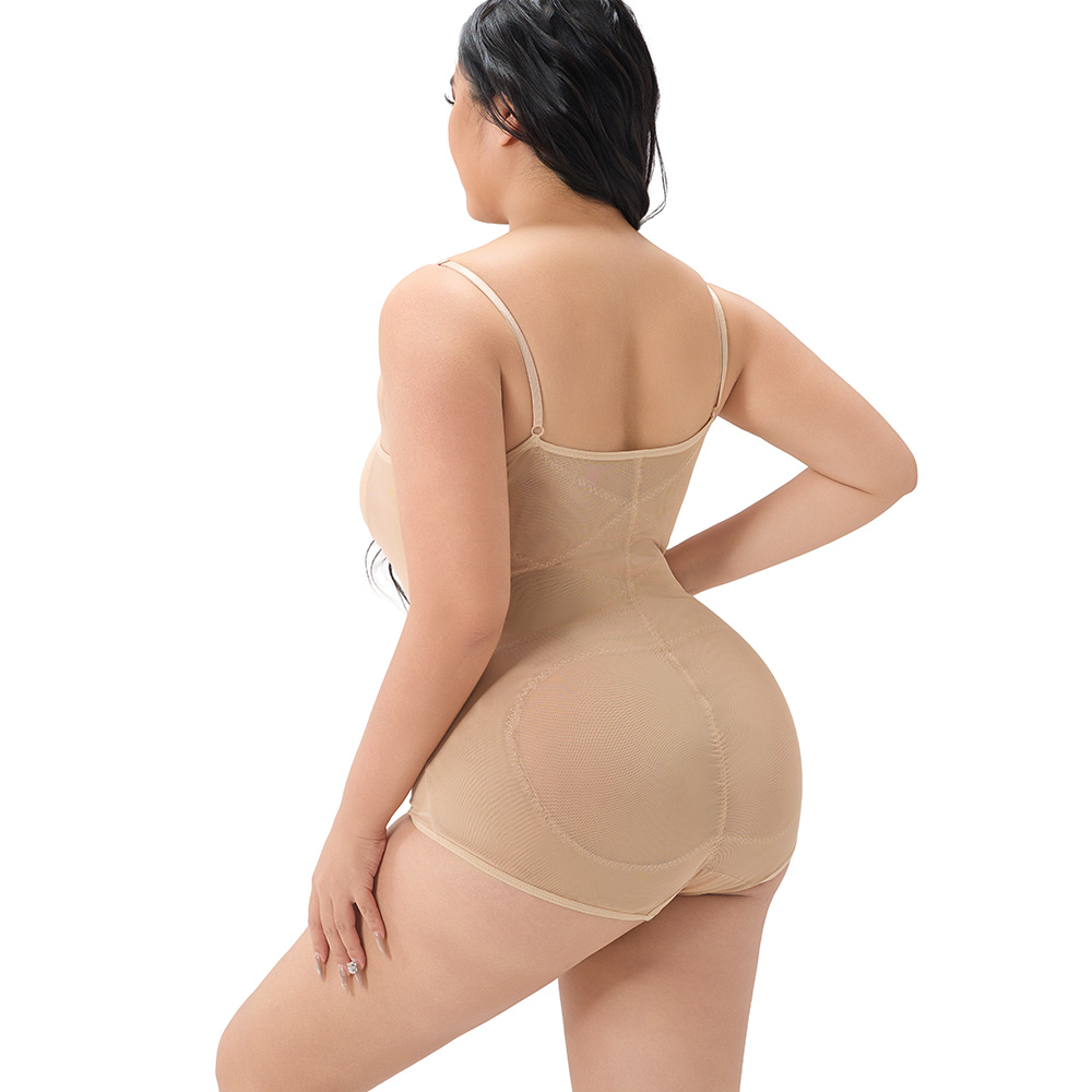 Everyday Smooth Compression Mesh Bodysuit | Plus Size Seamless Comfort Shaper
