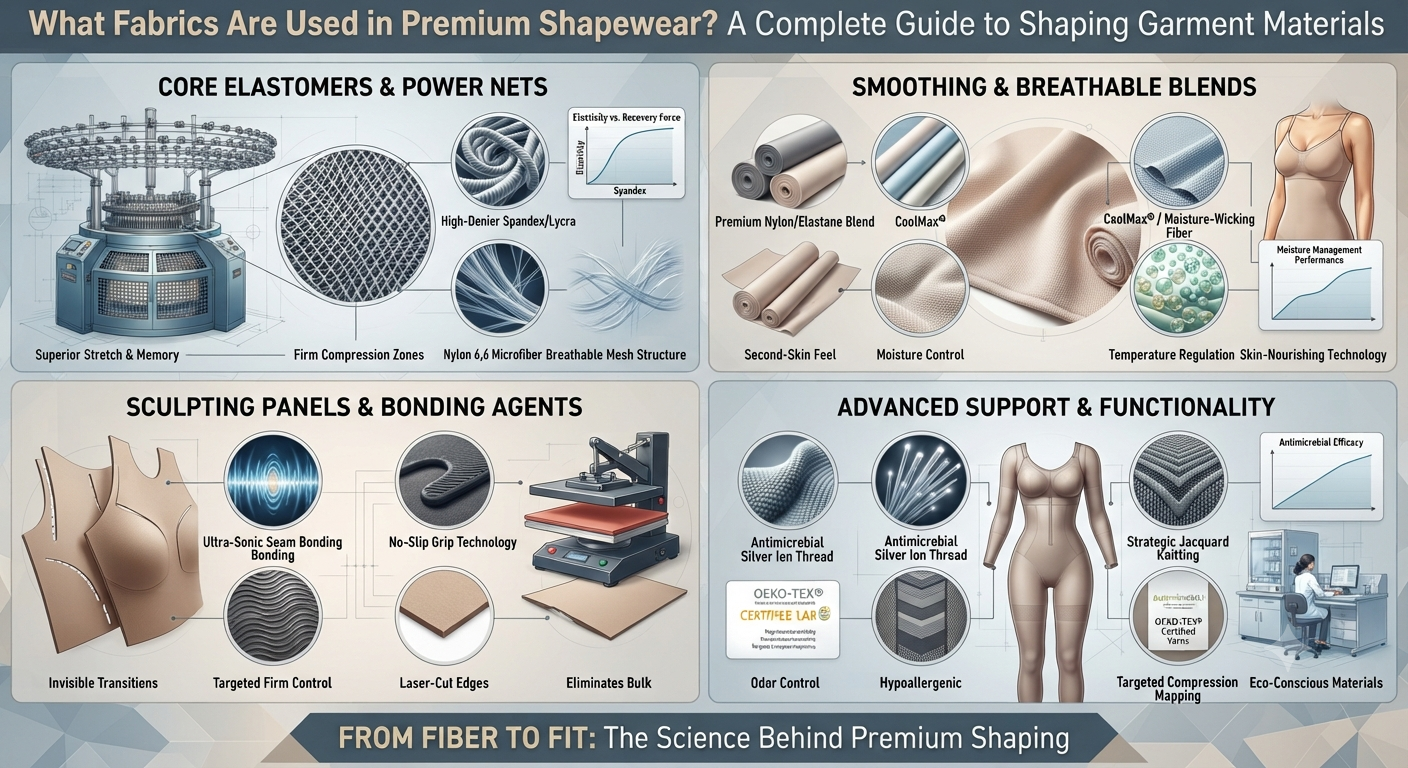What Fabrics Are Used in Premium Shapewear? A Complete Guide to Shaping Garment Materials