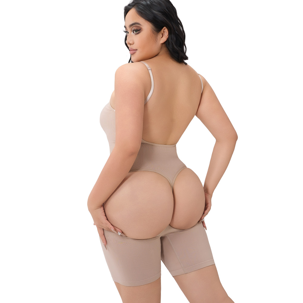Slimming Seamless Bodysuit for Women Figure Hugging Tummy Control Romper