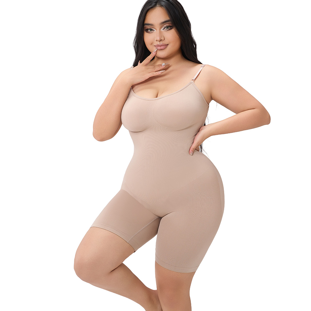 Plus Size Seamless Tummy Control Bodysuit
