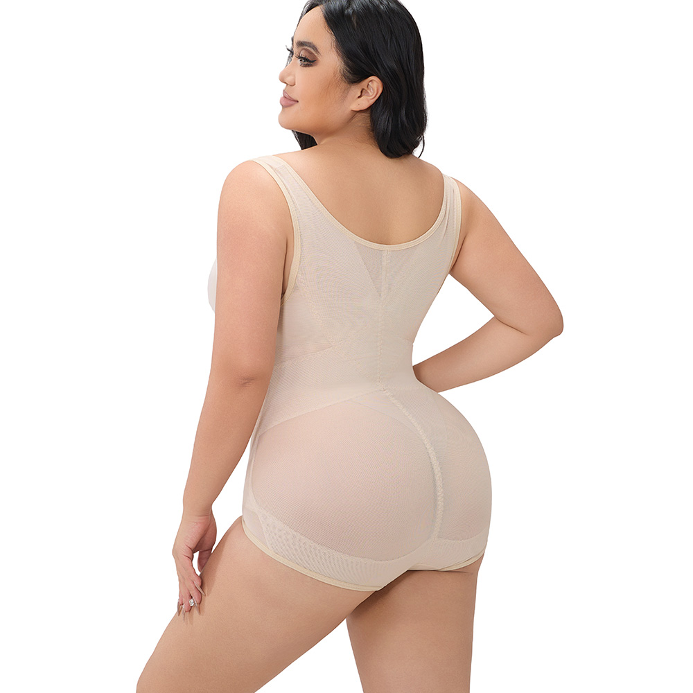 Plus Size Seamless Tummy Control Bodysuit