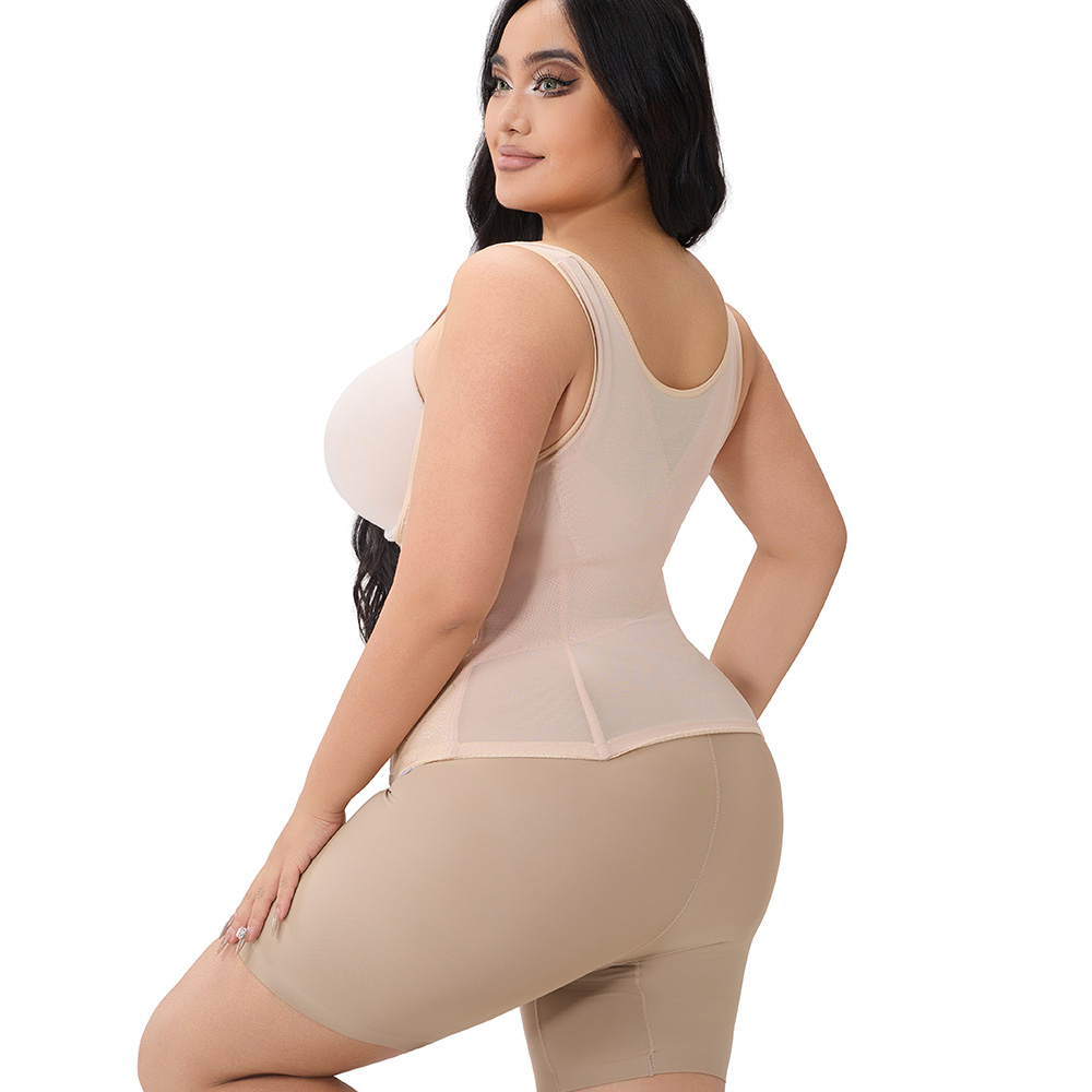 Plus Size High-Compression Bodysuit for Instant Slimming