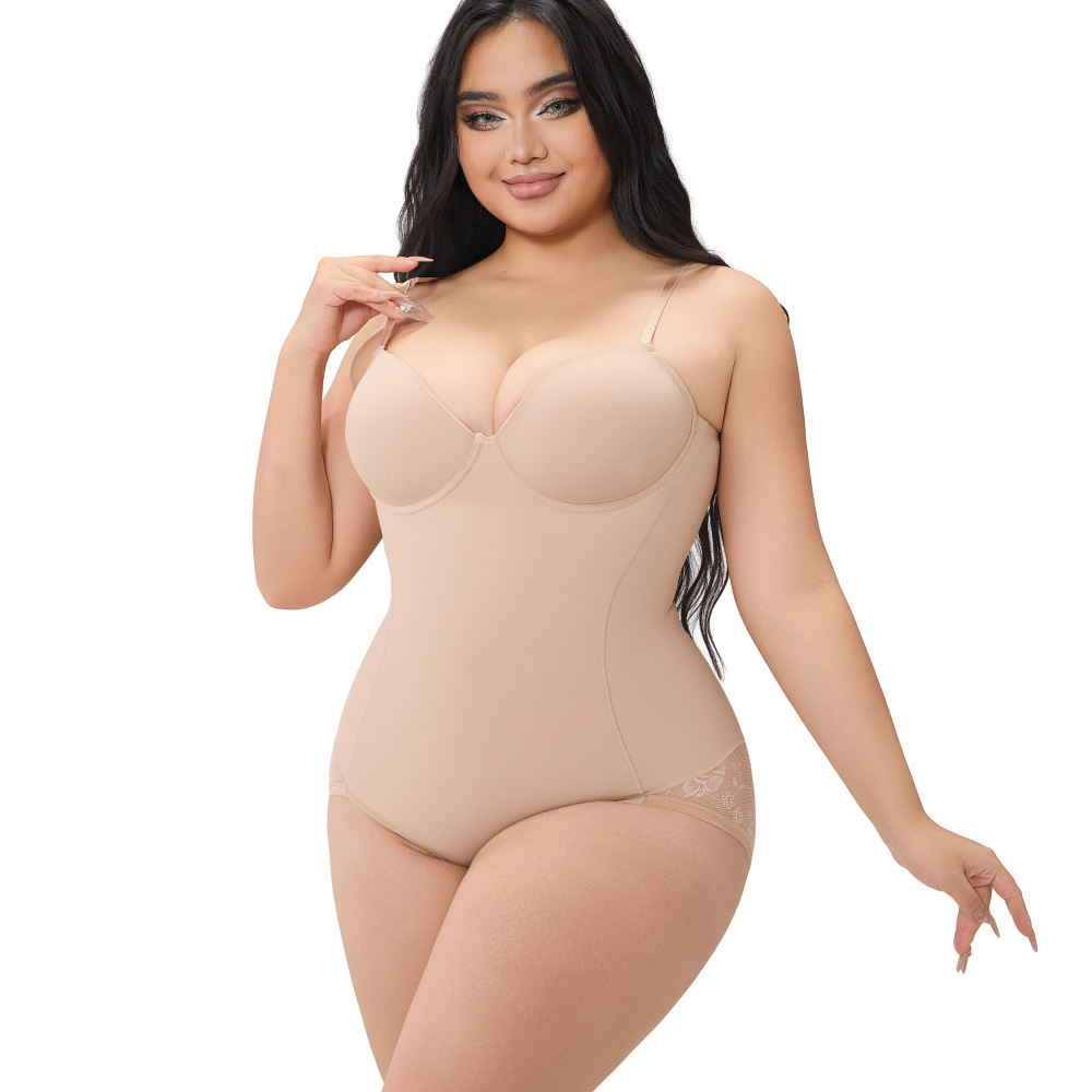 Sleek Pink Bodysuit Shaper for a Smooth, Invisible Finish