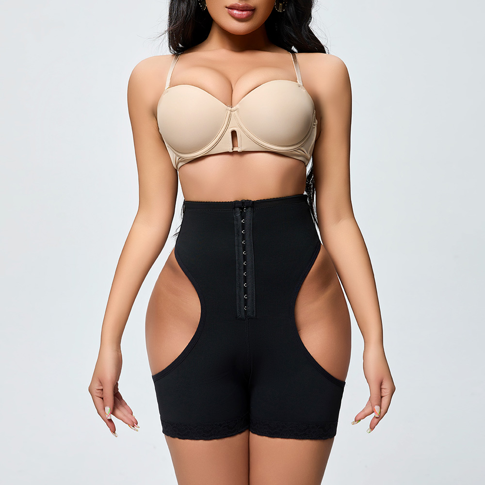 Mesh High Waist Butt Lifter Shorts