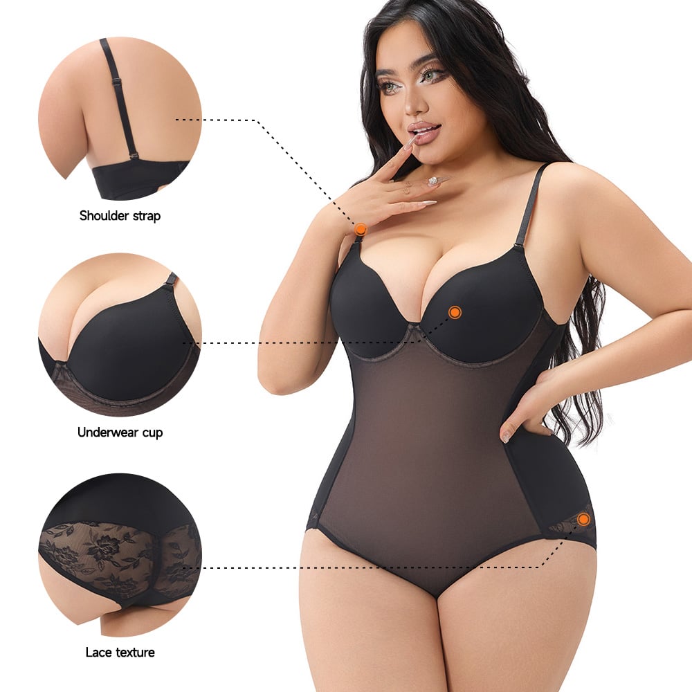 Marketing Focus Sleek Smooth Sculpting Bodysuit | Everyday Invisible Tummy Control Shapewear