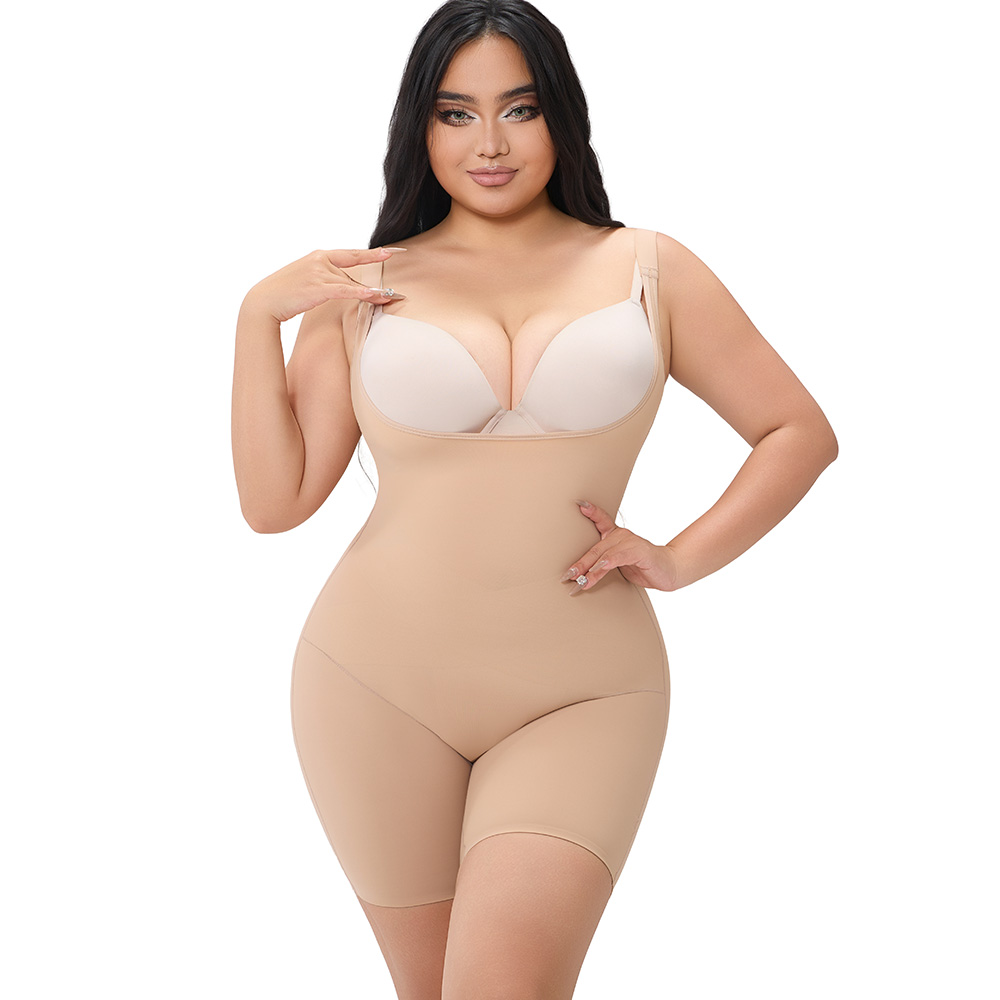 Slimming Seamless Bodysuit for Women Figure Hugging Tummy Control Romper