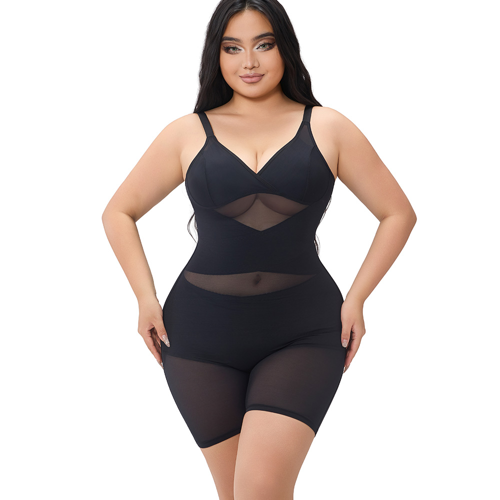 Curve-Enhancing Mesh Bodysuit Feel Your Best Every Day