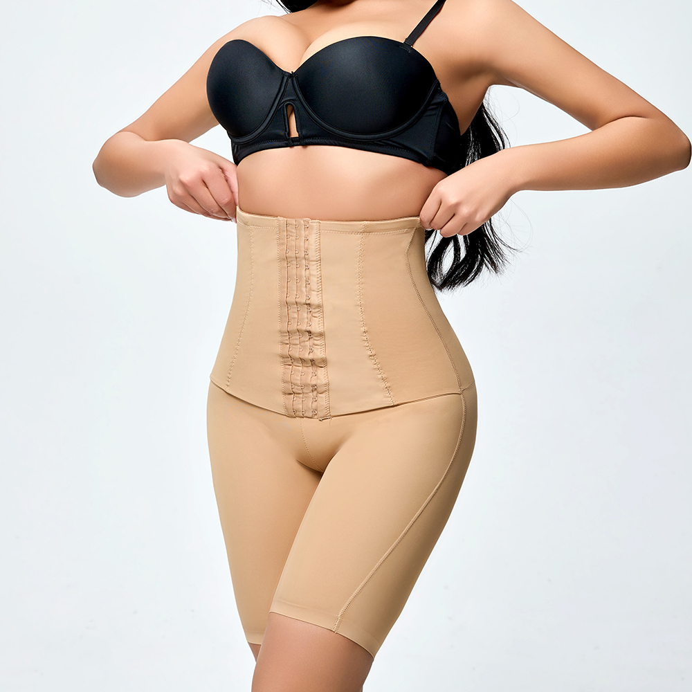 Seamless High Waist Hook Shapewear Shorts