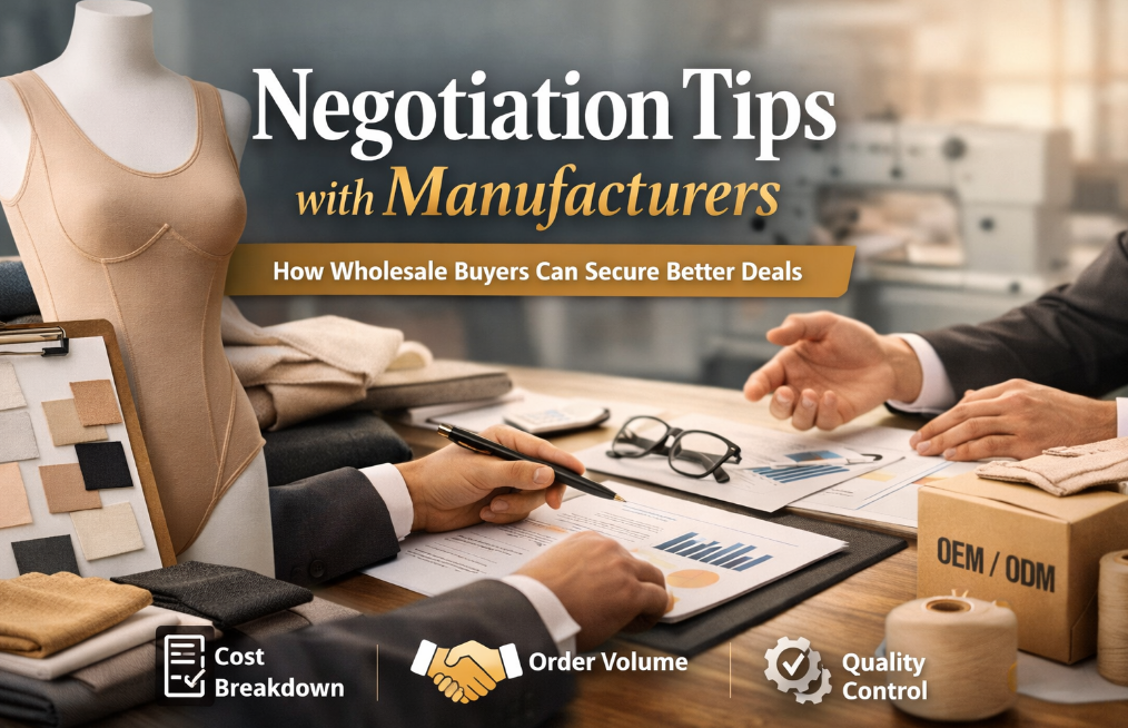 Negotiation Tips with Manufacturers
