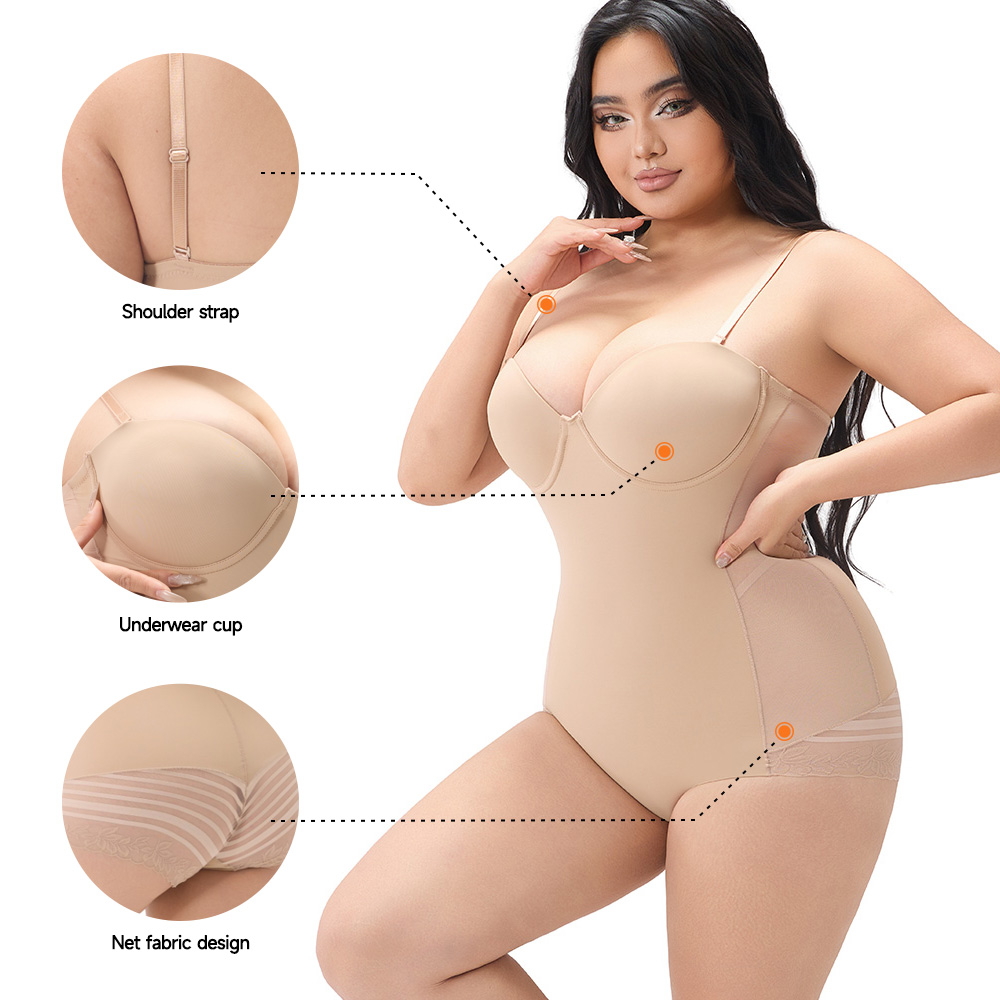 New Arrivals: Premium Seamless Tummy Control Bodysuit with Built-in Bra for Everyday Comfort and Body Shaping