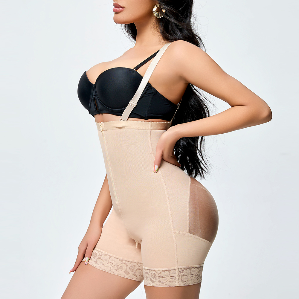 Slim Fit Tummy Control Bodysuit with Spaghetti Straps