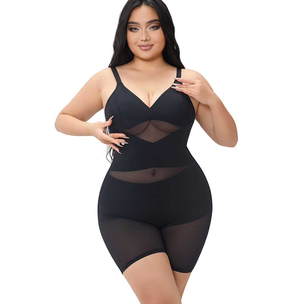Curve-Enhancing Mesh Bodysuit Feel Your Best Every Day