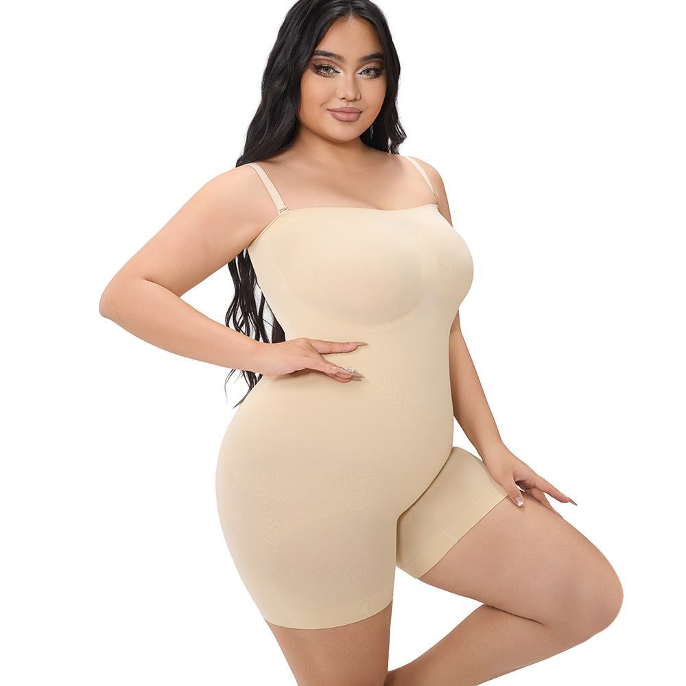 Seamless Sculpting Bodysuit with Shorts