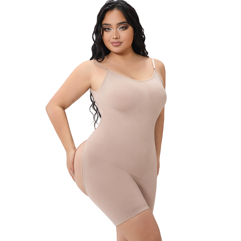 Slimming Seamless Bodysuit for Women Figure Hugging Tummy Control Romper