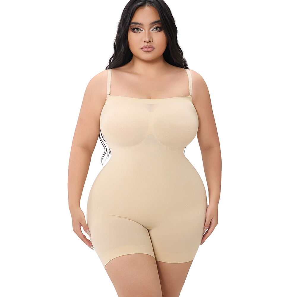Seamless Sculpting Bodysuit with Shorts