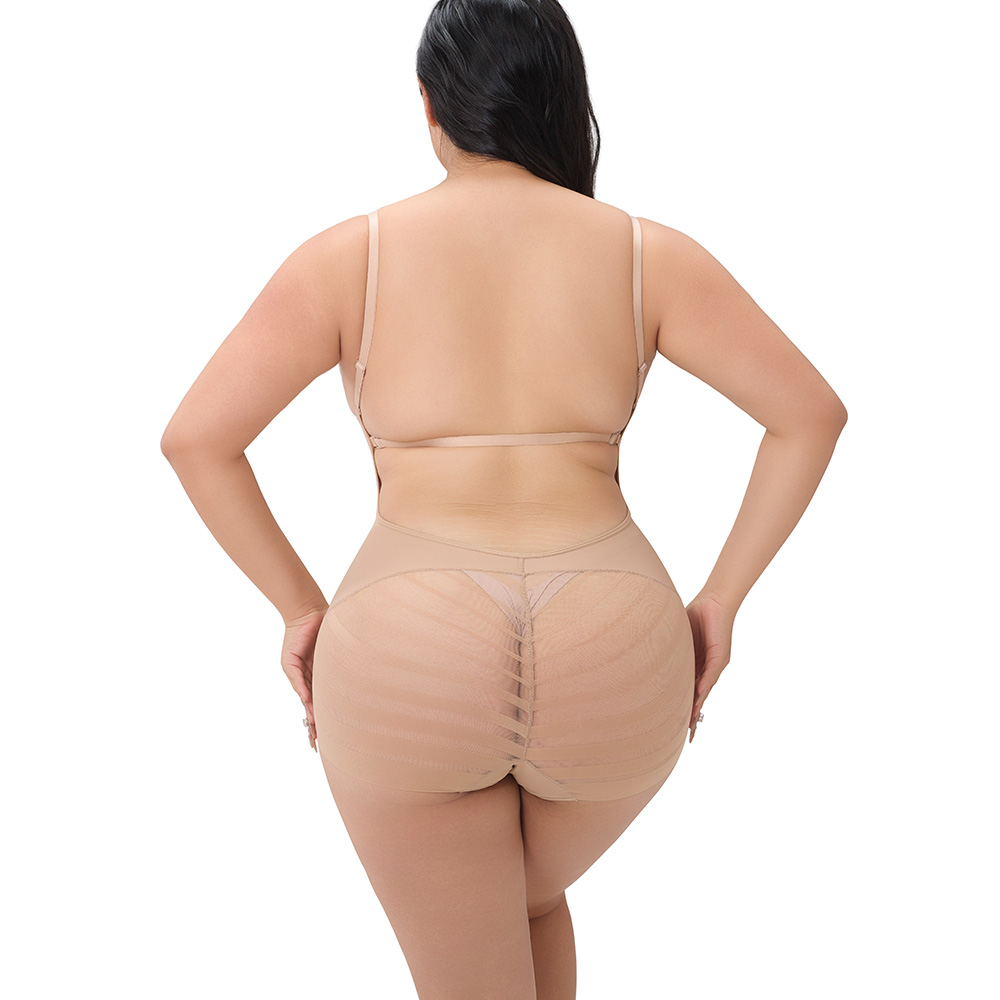 High-Waist Compression Bodysuit for Core Support